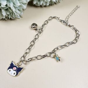 Brand New Sanrio Kuromi Silver Bracelet #1